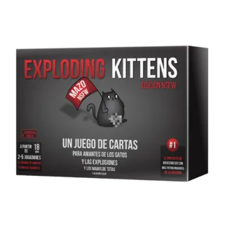 Exploding Kittens Edición NSFW juego de mesa cartas español Asmodee