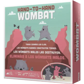 Hand To Hand Wombat juego de mesa cartas español Exploding Kittens