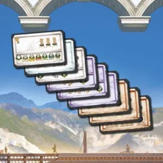 Retro Pack de cartas accesorio Los Palacios de Carrara juego de mesa español Maldito Games Brewer