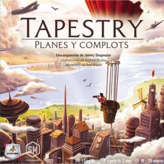 Planes y Complots expansión Tapestry juego mesa estrategia español Maldito Games Stonemaier