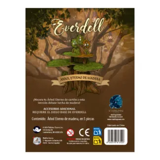 Árbol Eterno de Madera accesorio Everdell juego de mesa español Maldito Games