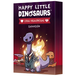 Citas Desastrosas expansión Happy Little Dinosaurs juego de mesa cartas español TeeTurtle