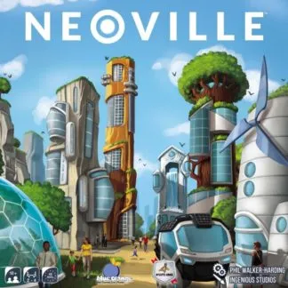 Neoville juego mesa español portugués Maldito Games Blue Orange