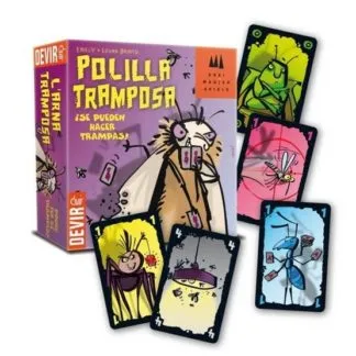Polilla Tramposa juego de mesa infantil cartas español Devir Drei Magier Spiele