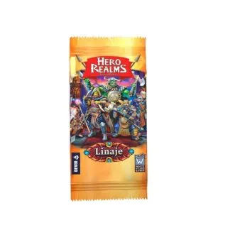 Sobre Linaje Hero Realms juego mesa estrategia español Devir White Wizard Games