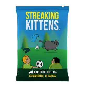 Streaking Kittens expansión Exploding Kittens juego mesa cartas fiesta español Edge Entertainment