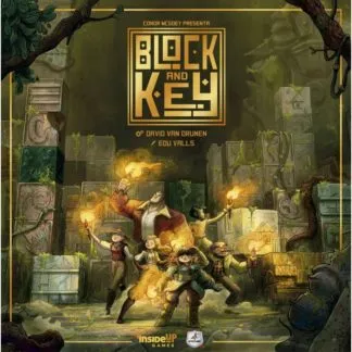 Block and Key juego de mesa español Maldito Games Inside Up