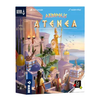 Atenea expansión Akropolis juego de mesa español Devir