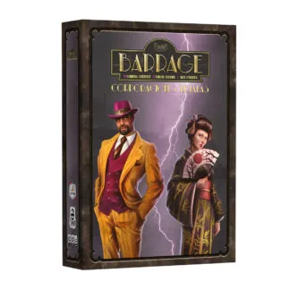 Corporaciones Lejanas expansión Barrage juego de mesa español Maldito Games Cranio Creations