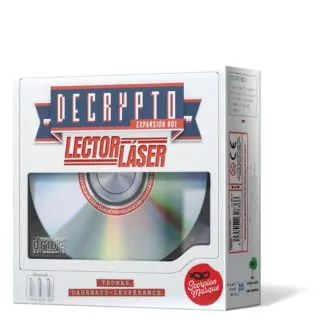 Lector Láser expansión Decrypto juego de mesa español Le Scorpion Masqué