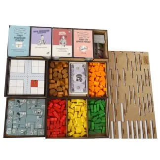 Inserto de madera accesorio Food Chain Magnate juego mesa WithOut Mess