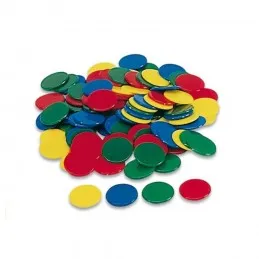 SET 100 FICHAS COLORES