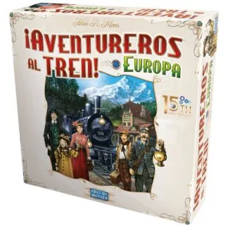 Aventureros al Tren Europa Edición 15º Aniversario juego de mesa español Days of Wonder