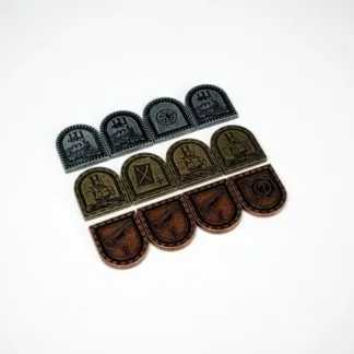 Fichas de acción de metal accesorio Brazil Imperial juego de mesa Maldito Games Meeple BR
