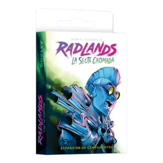 La Secta Cromada expansión Radlands juego de mesa español Maldito Games Roxley