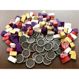 WYRMSPAN UPGRADE PACK (METAL COINS & WOODEN RESOURCES)