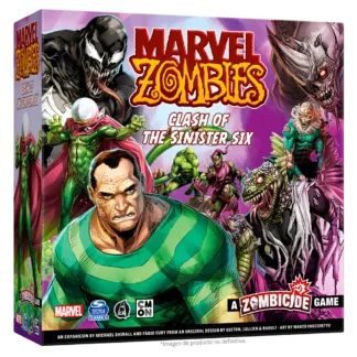 Clash of the Sinister Six expansión Marvel Zombies juego mesa miniaturas español CMON Limited