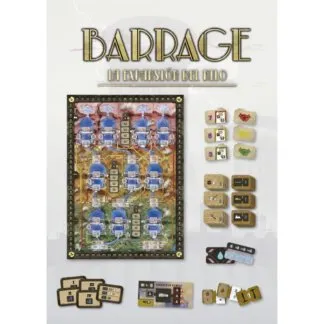 La Expansión del Nilo Barrage juego de mesa estrategia español Maldito Games Cranio Creations