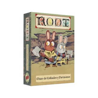 Pack de cartas de Exiliados y Partisanos expansión Root juego de mesa estrategia wargame español 2 Tomatoes Leder Games