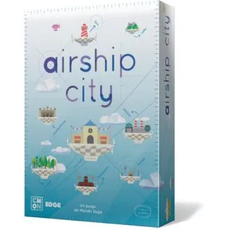 Airship City juego mesa español CMON Limited Analog Lunchbox