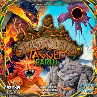 Jagged Earth expansión Spirit Island juego de mesa estrategia español Arrakis Games