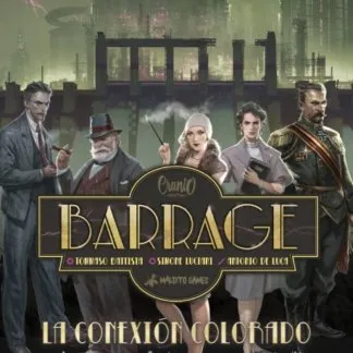 La Conexión Colorado expansión Barrage juego de mesa español Maldito Games Cranio Creations