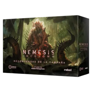 Recompensas de Campaña expansión Nemesis Lockdown juego de mesa miniaturas español Awaken Realms Edge Entertainment
