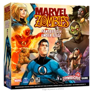 Fantastic 4 Under Siege expansión Marvel Zombies juego de mesa miniaturas español CMON Limited