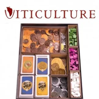 NUEVO Inserto de madera accesorio Viticulture juego de mesa WithOut Mess