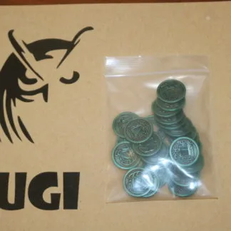NUEVO 25 Monedas Metálicas accesorio Scythe juego de mesa estrategia Maldito Games