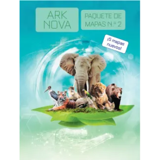 Paquete de Mapas #2 accesorio Ark Nova juego de mesa español Maldito Games Feuerland Spiele