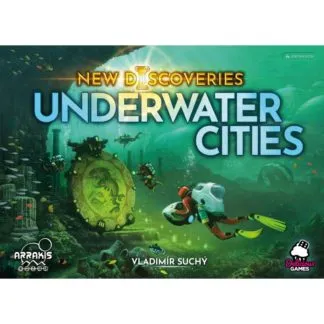 New Discoveries expansión Underwater Cities juego de mesa estrategia español Arrakis Games Delicious