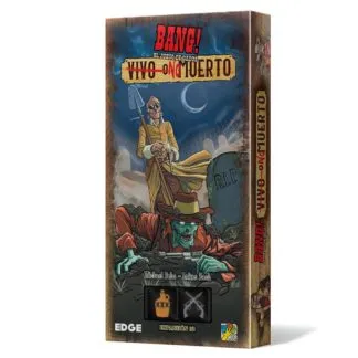 Vivo o No Muerto expansión Bang juego de mesa dados español Edge Entertainment dV Giochi