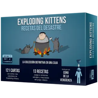 Exploding Kittens Recetas del Desastre juego de mesa cartas español