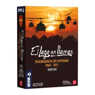 El Lago en Llamas juego de mesa wargame español Devir GMT Games