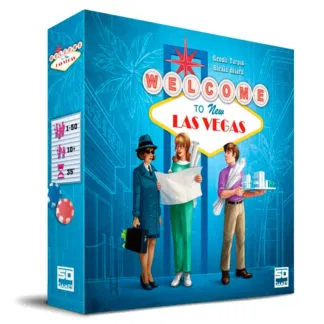 Welcome to New Las Vegas juego de mesa estrategia español SD Games Blue Cocker