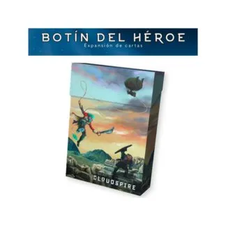 Botín del Héroe expansión Cloudspire juego de mesa español Maldito Games Iron