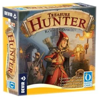 Treasure Hunter juego de mesa español Devir Queen Games