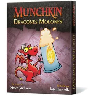 Munchkin Dragones Molones juego de mesa español Edge Entertainment