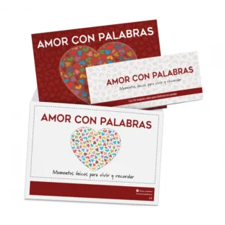 Amor Con Palabras Talonario juego de mesa cartas español Jam Innovation