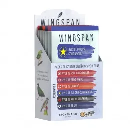 WINGSPAN PACK DE CARTAS POR DISEÑADAS POR FANS CONJUNTO 1