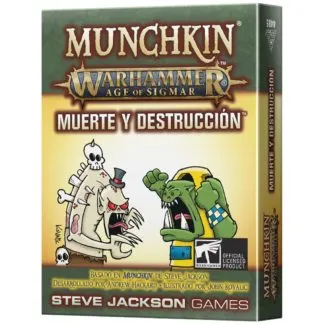 Muerte y Destrucción expansión Munchkin Warhammer Era de Sigmar juego de mesa cartas español Steve Jackson