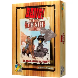 El Gran Asalto al Tren expansión Bang juego de mesa cartas español dV Giochi