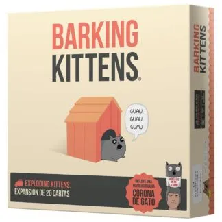 Barking Kittens expansión Exploding Kittens juego de mesa fiesta español