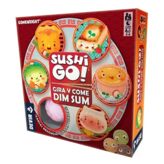 Sushi Go! Gira y come Dim Sum juego de mesa español Devir Gamewright