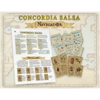 Losetas Navegador Concordia Salsa accesorios juego de mesa español portugués PD Verlag