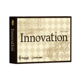 Innovation juego de mesa cartas español Maldito Games Asmadi